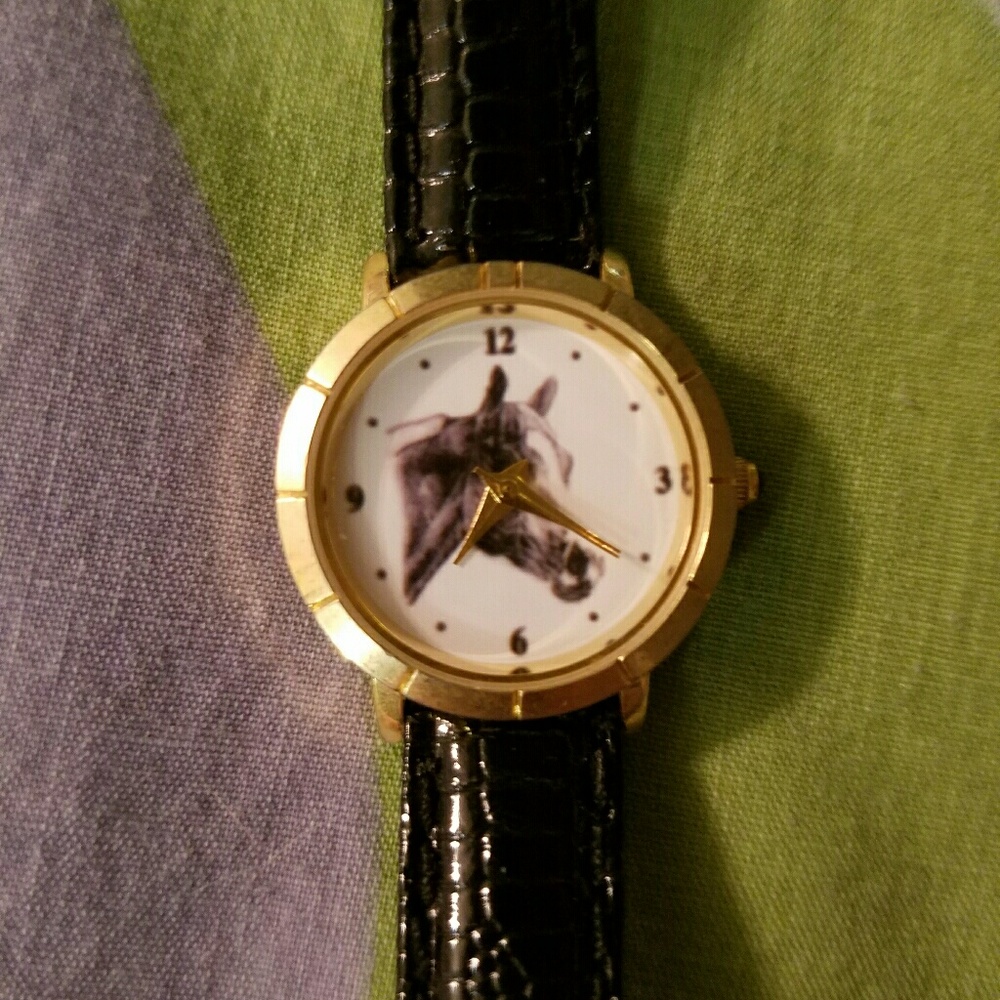 Leather Horse Watch